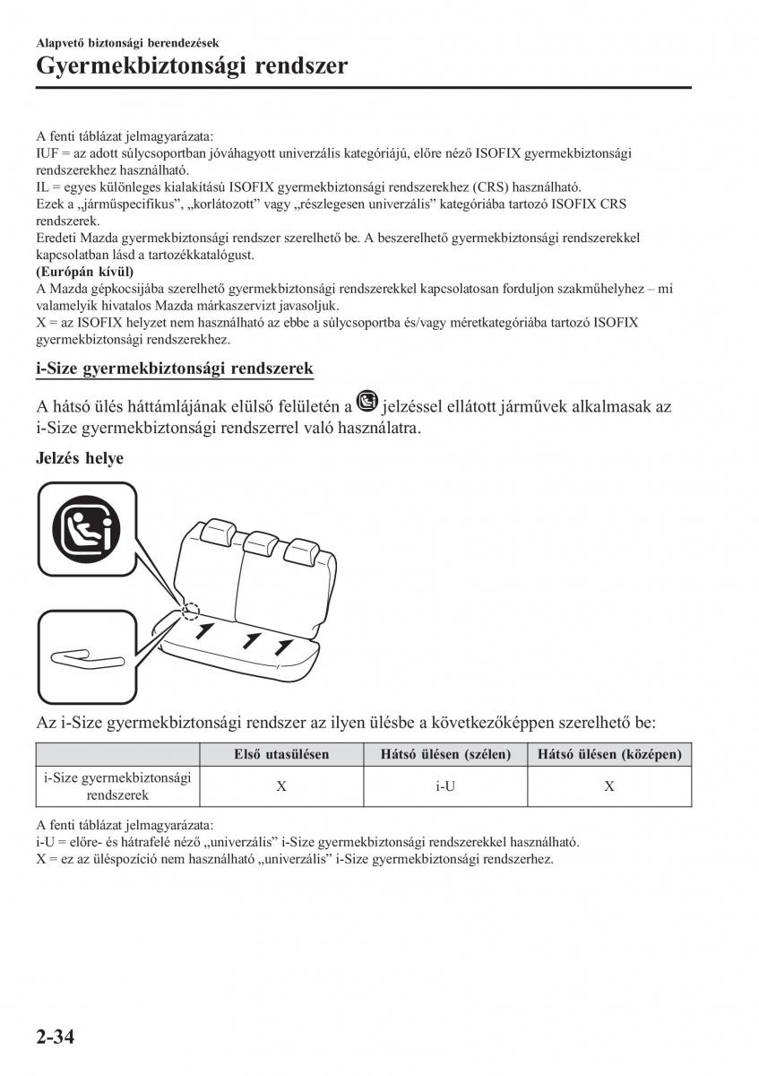 Mazda 2 Demio Kezelesi utmutato / page 55