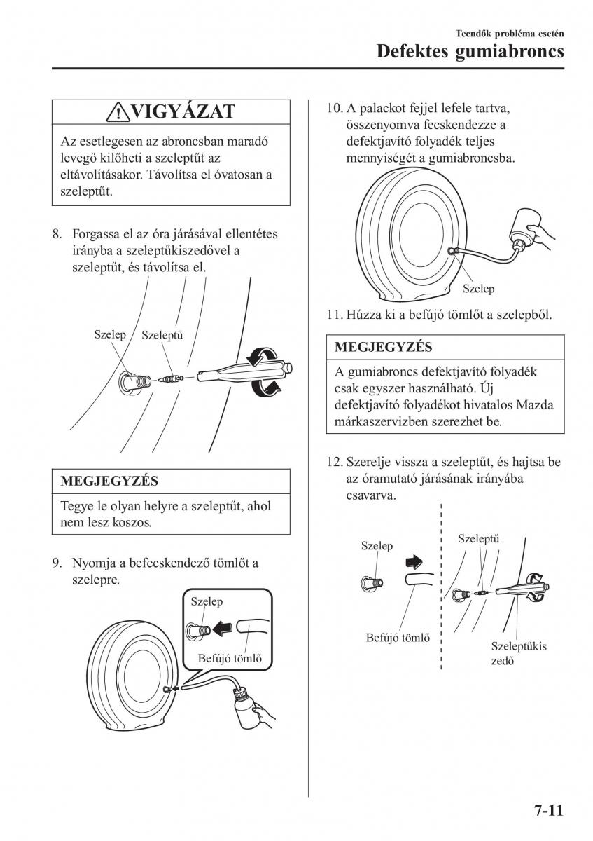 Mazda 2 Demio Kezelesi utmutato / page 552