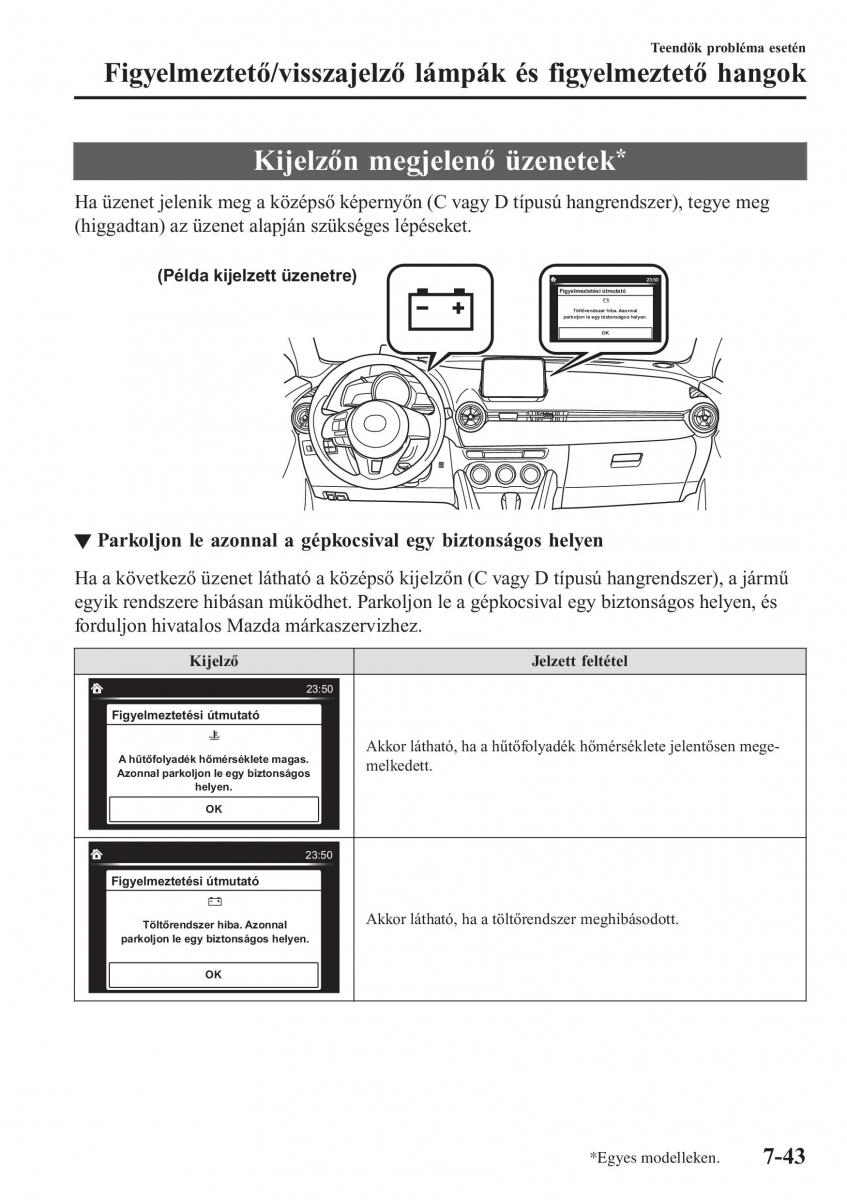 Mazda 2 Demio Kezelesi utmutato / page 584