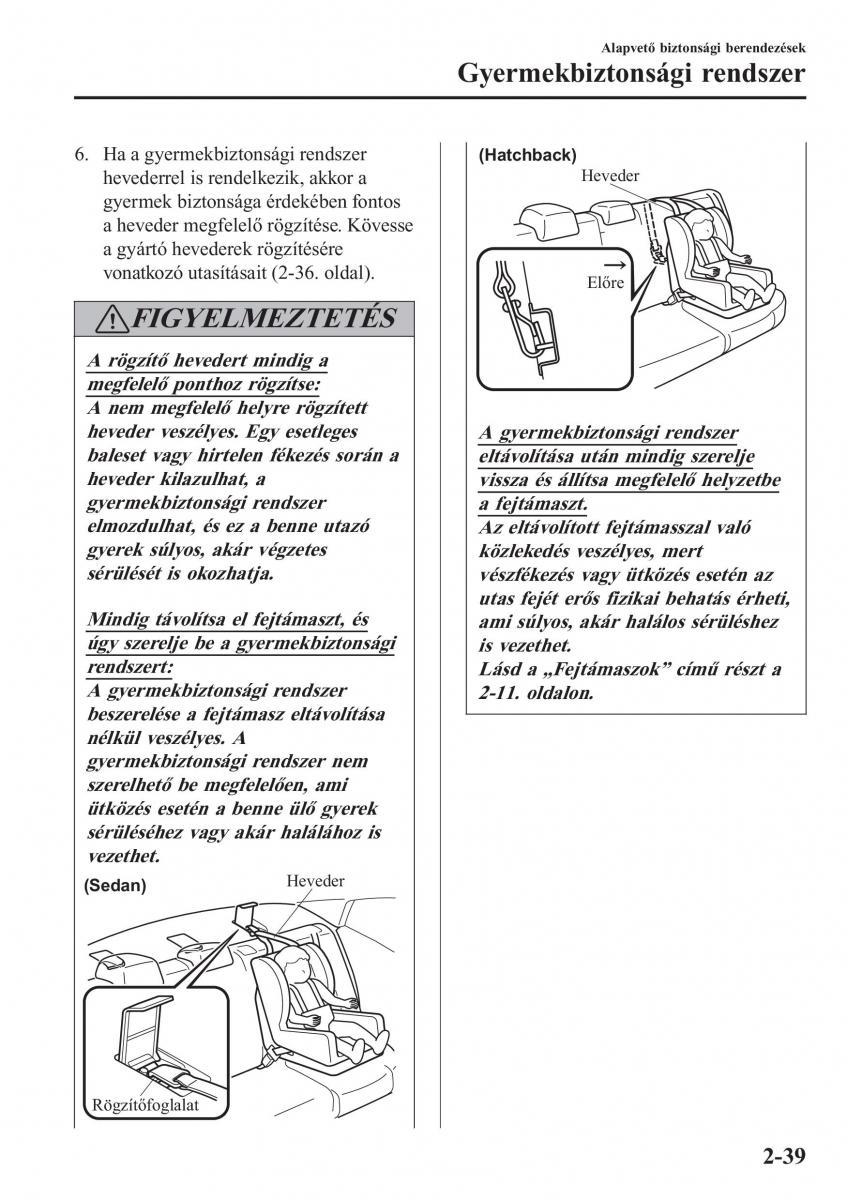 Mazda 2 Demio Kezelesi utmutato / page 60