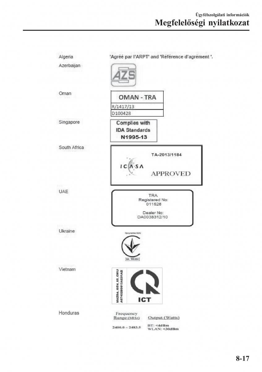 Mazda 2 Demio Kezelesi utmutato / page 610