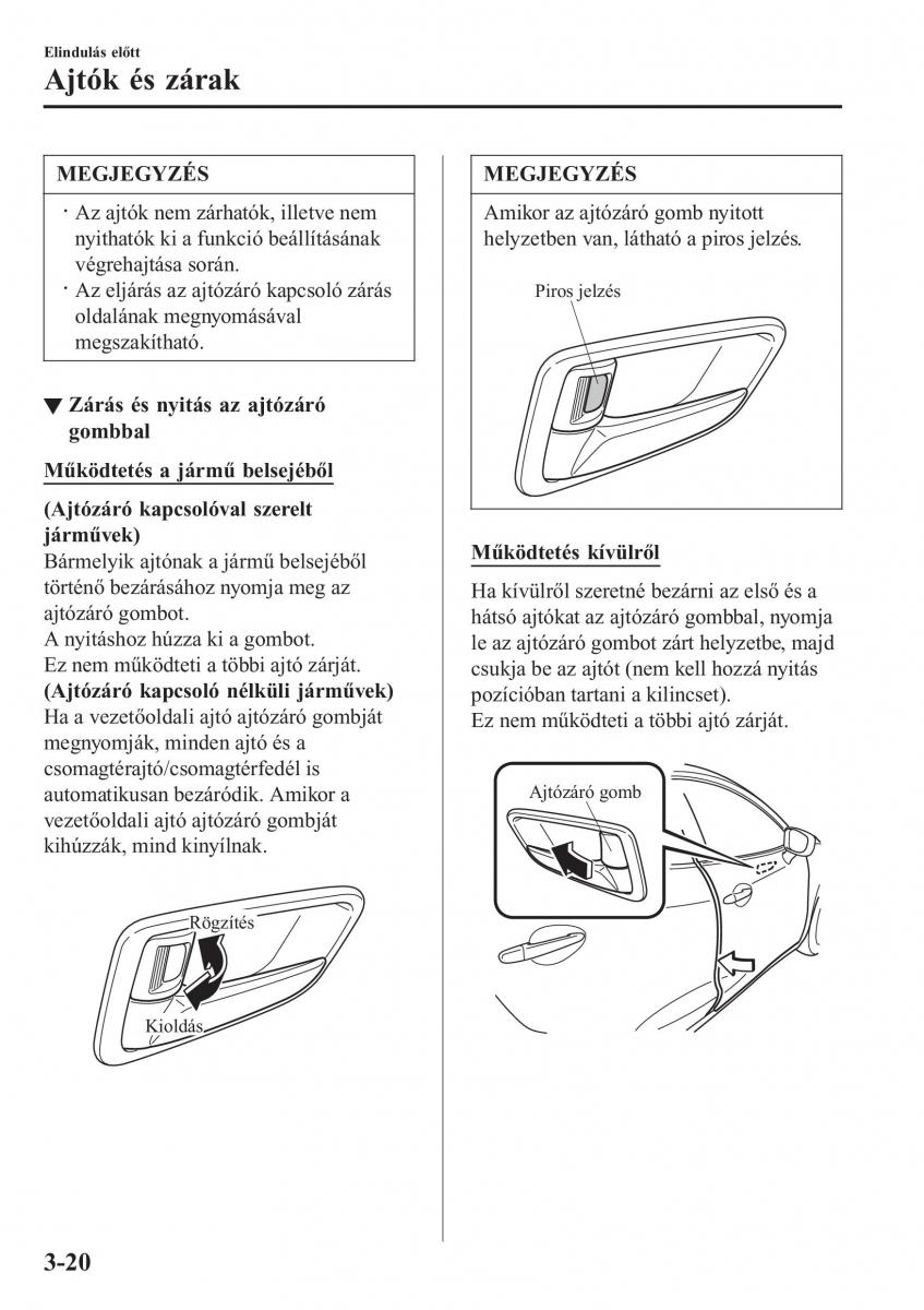 Mazda 2 Demio Kezelesi utmutato / page 101