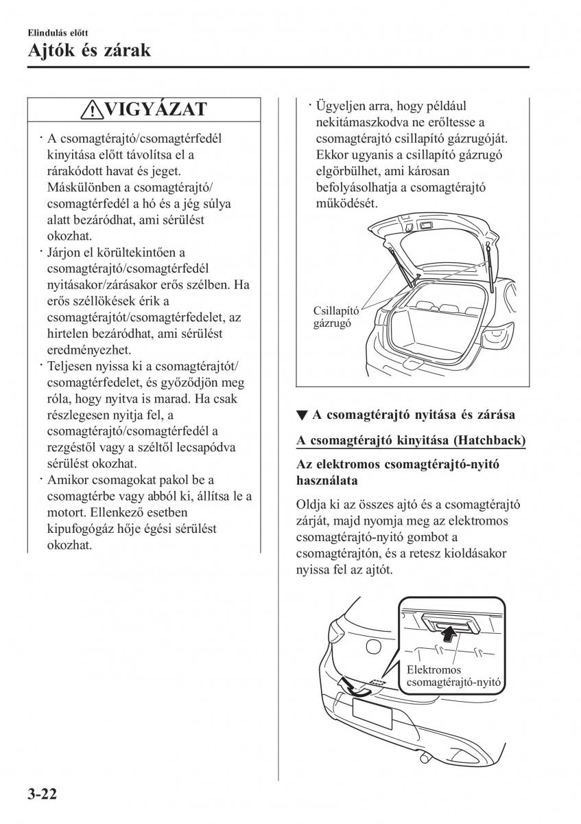 Mazda 2 Demio Kezelesi utmutato / page 103