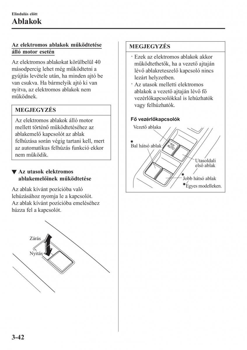 Mazda 2 Demio Kezelesi utmutato / page 123