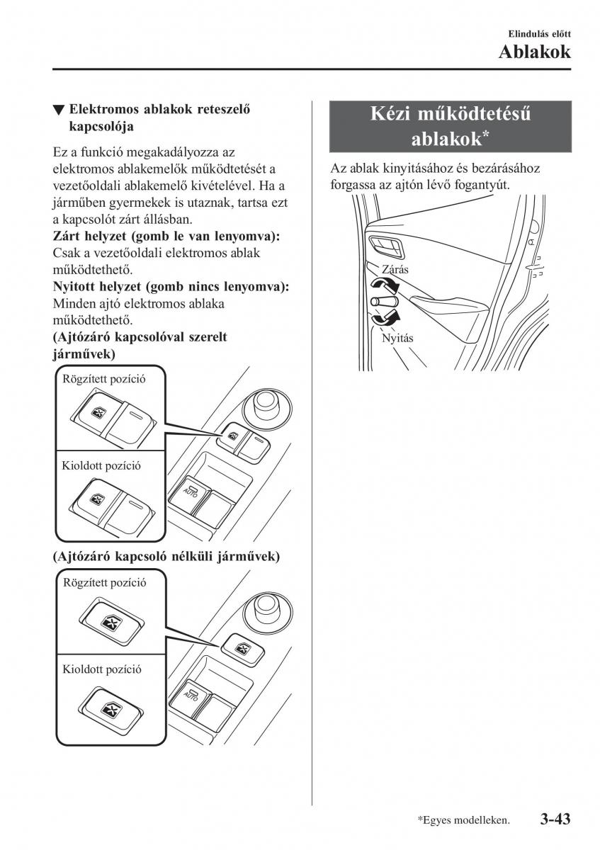 Mazda 2 Demio Kezelesi utmutato / page 124