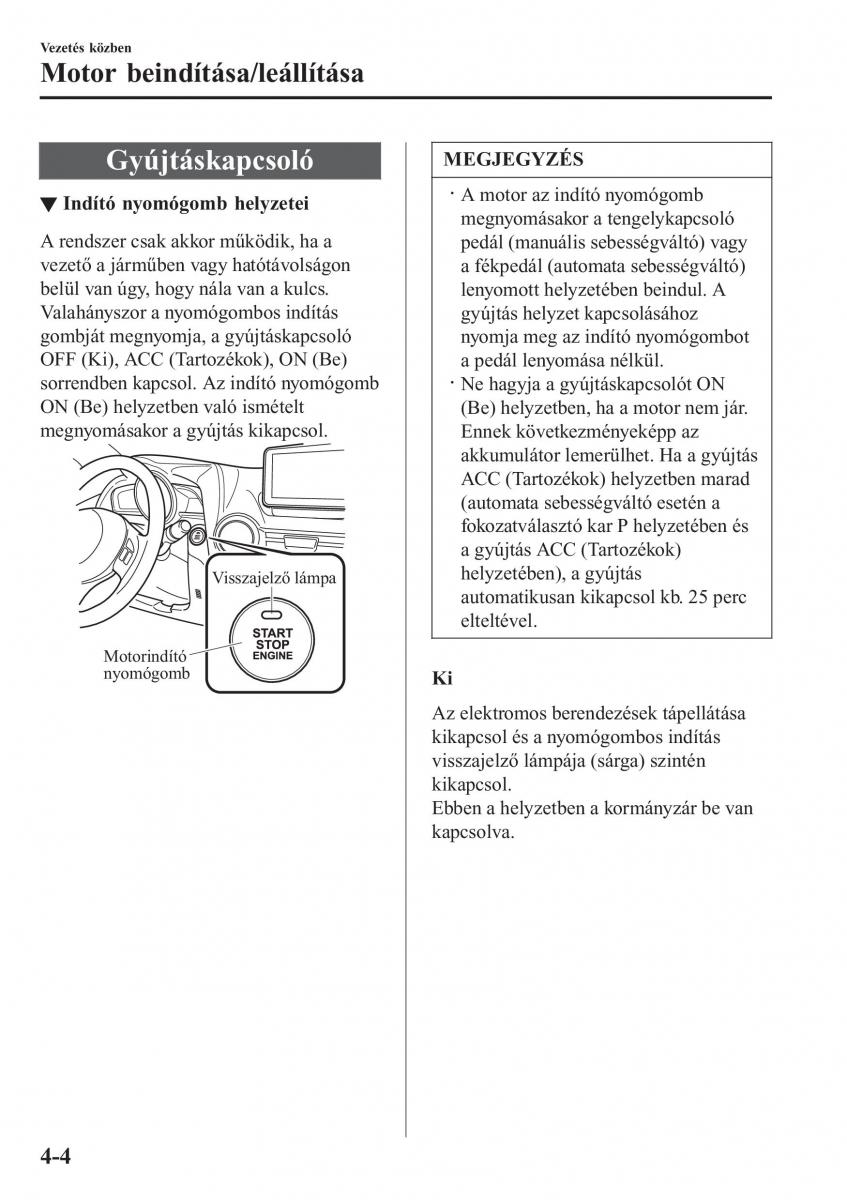 Mazda 2 Demio Kezelesi utmutato / page 153