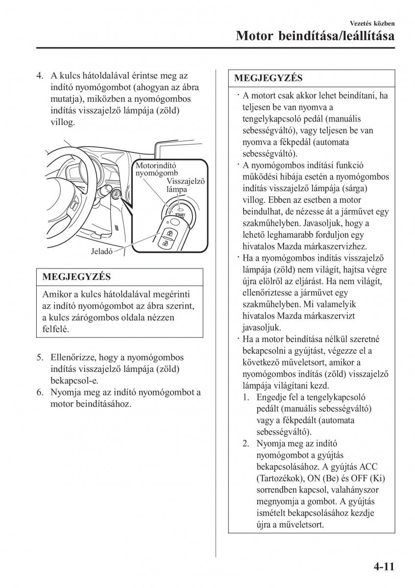 Mazda 2 Demio Kezelesi utmutato / page 160