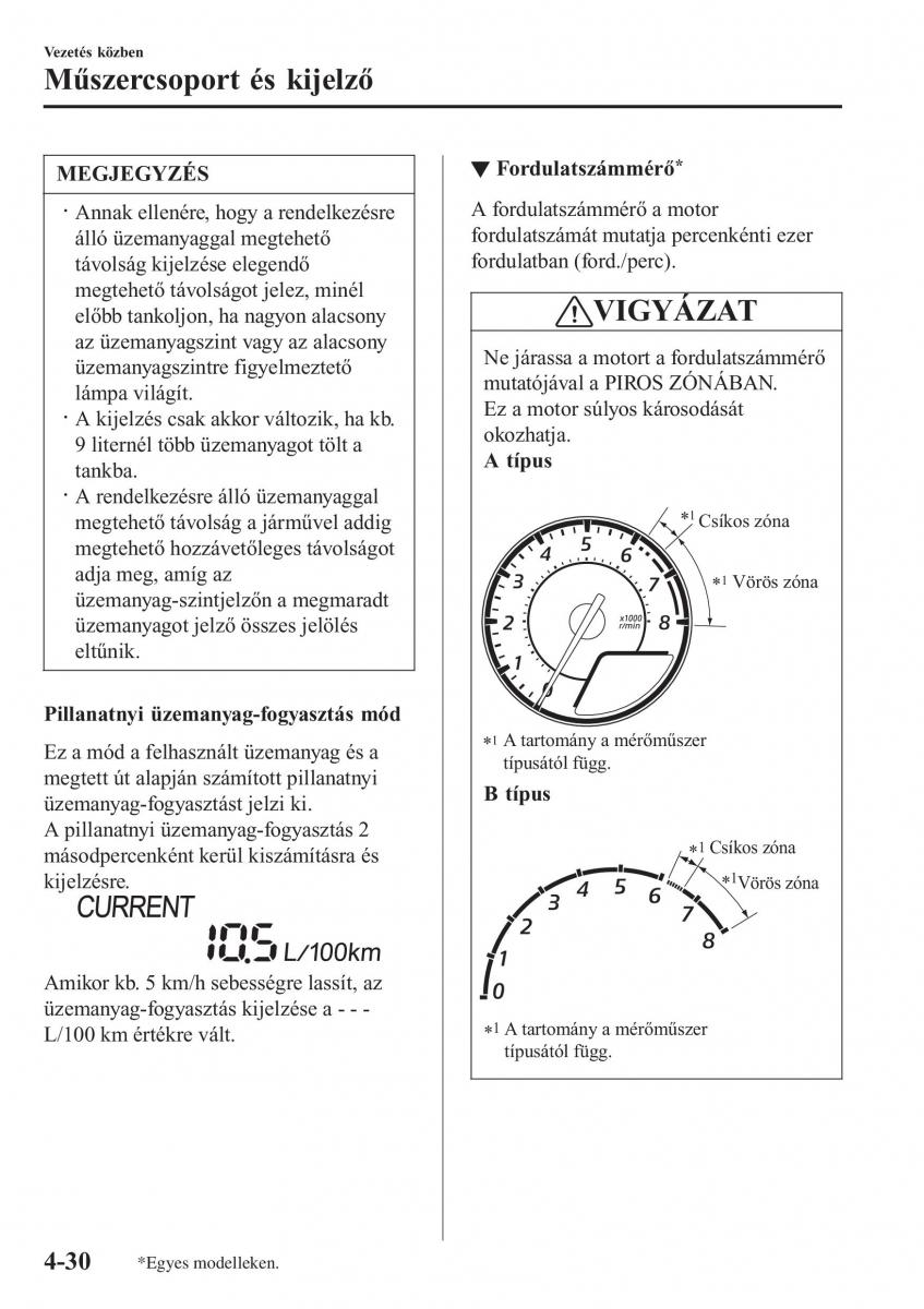 Mazda 2 Demio Kezelesi utmutato / page 179