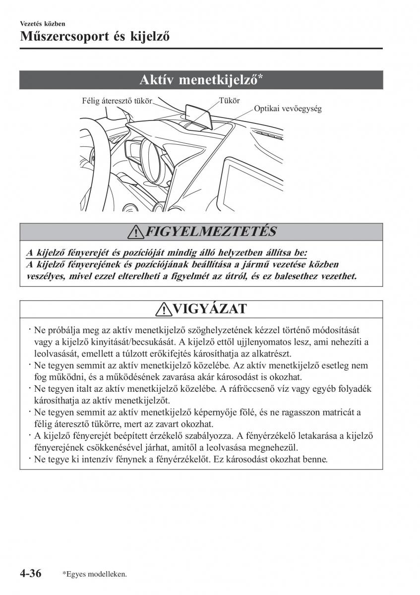 Mazda 2 Demio Kezelesi utmutato / page 185