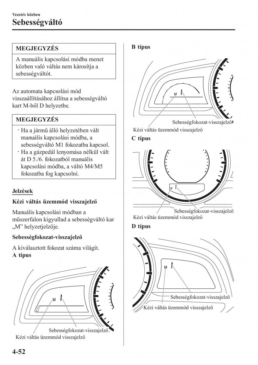 Mazda 2 Demio Kezelesi utmutato / page 201