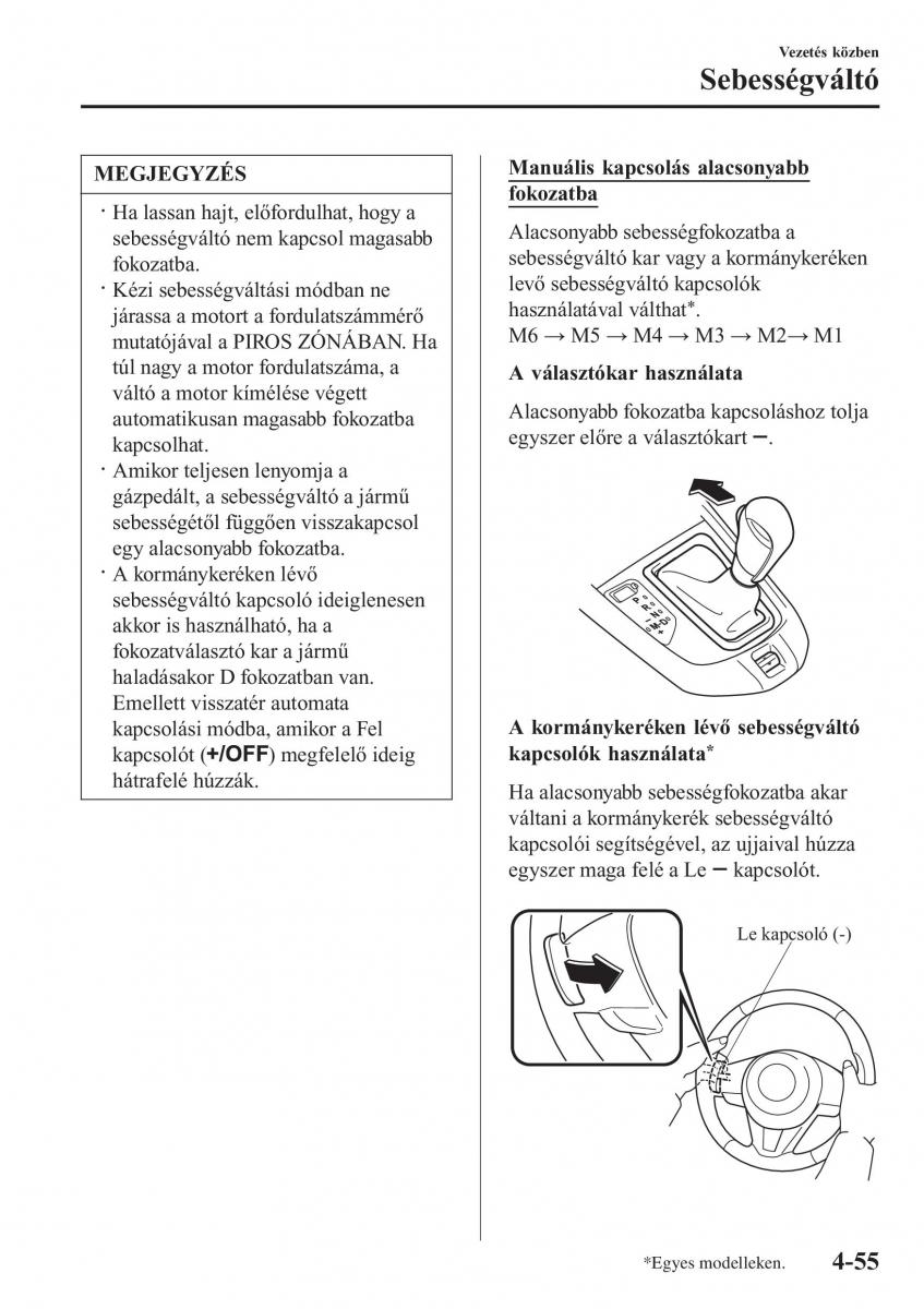 Mazda 2 Demio Kezelesi utmutato / page 204