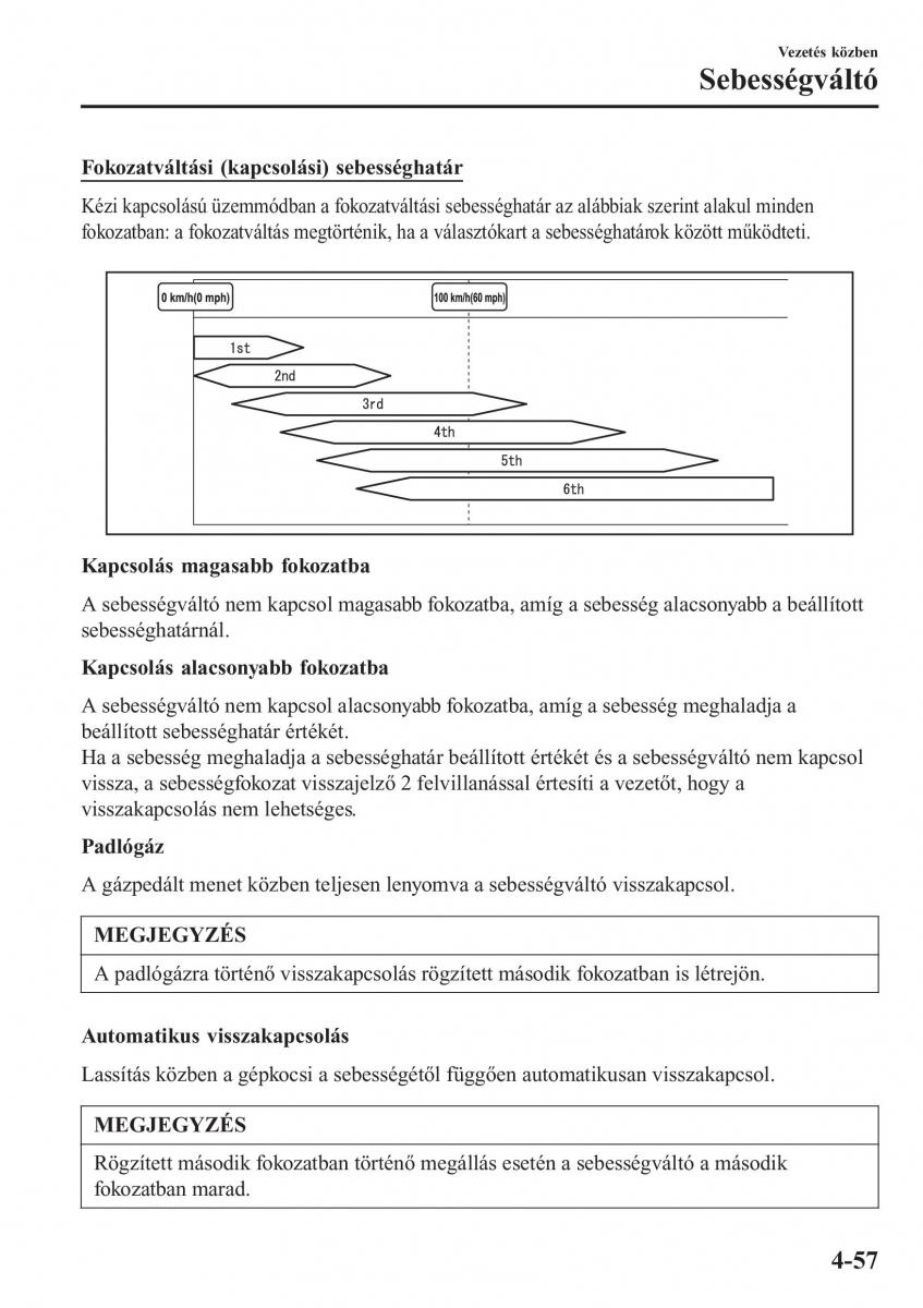 Mazda 2 Demio Kezelesi utmutato / page 206