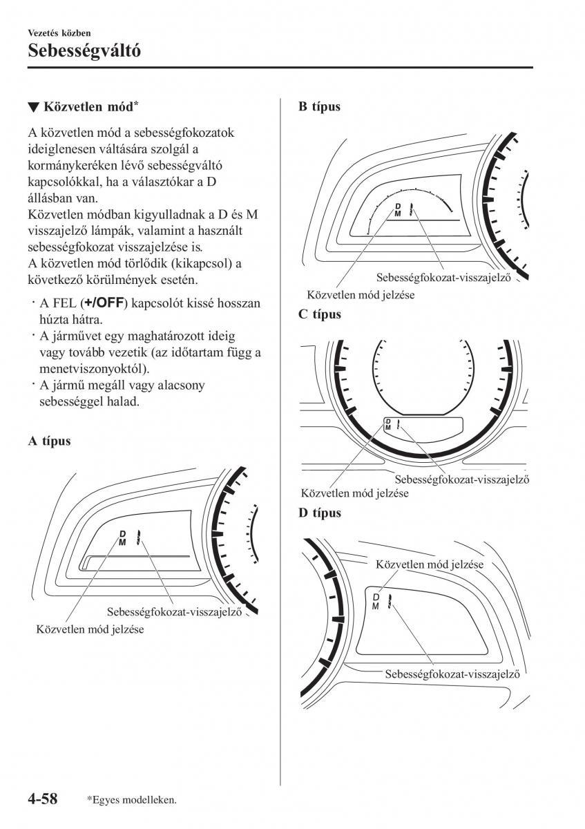 Mazda 2 Demio Kezelesi utmutato / page 207