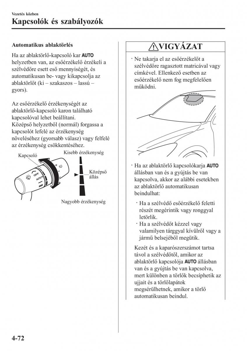 Mazda 2 Demio Kezelesi utmutato / page 221