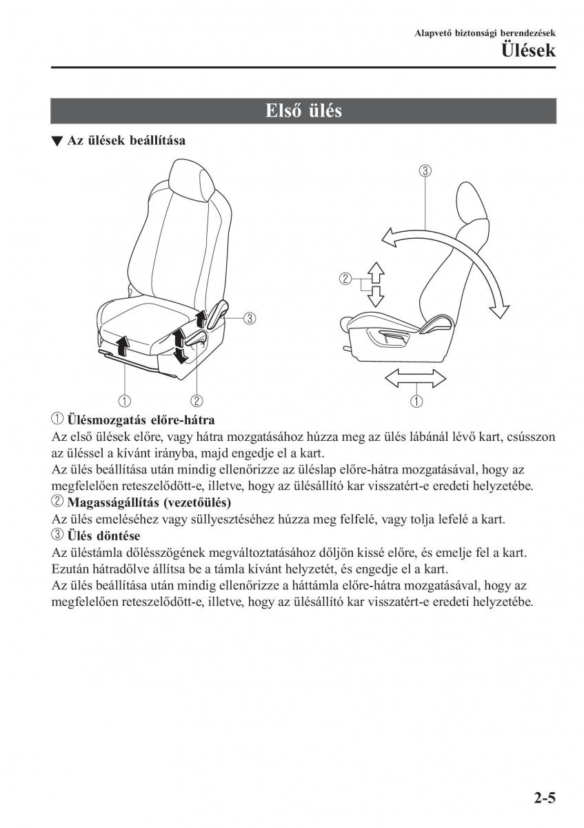 Mazda 2 Demio Kezelesi utmutato / page 26