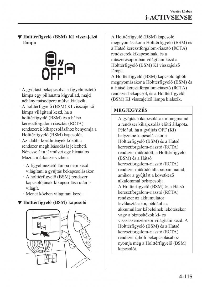 Mazda 2 Demio Kezelesi utmutato / page 264