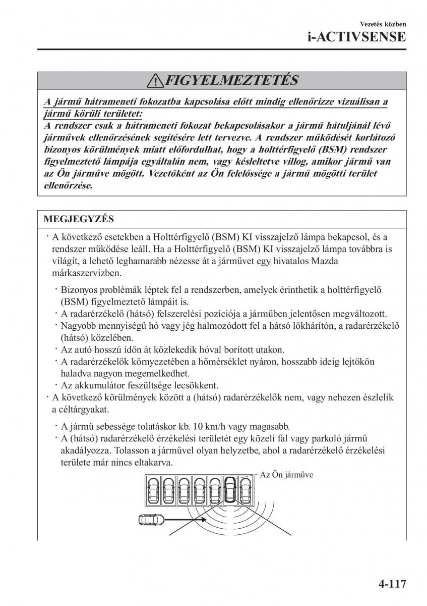 Mazda 2 Demio Kezelesi utmutato / page 266