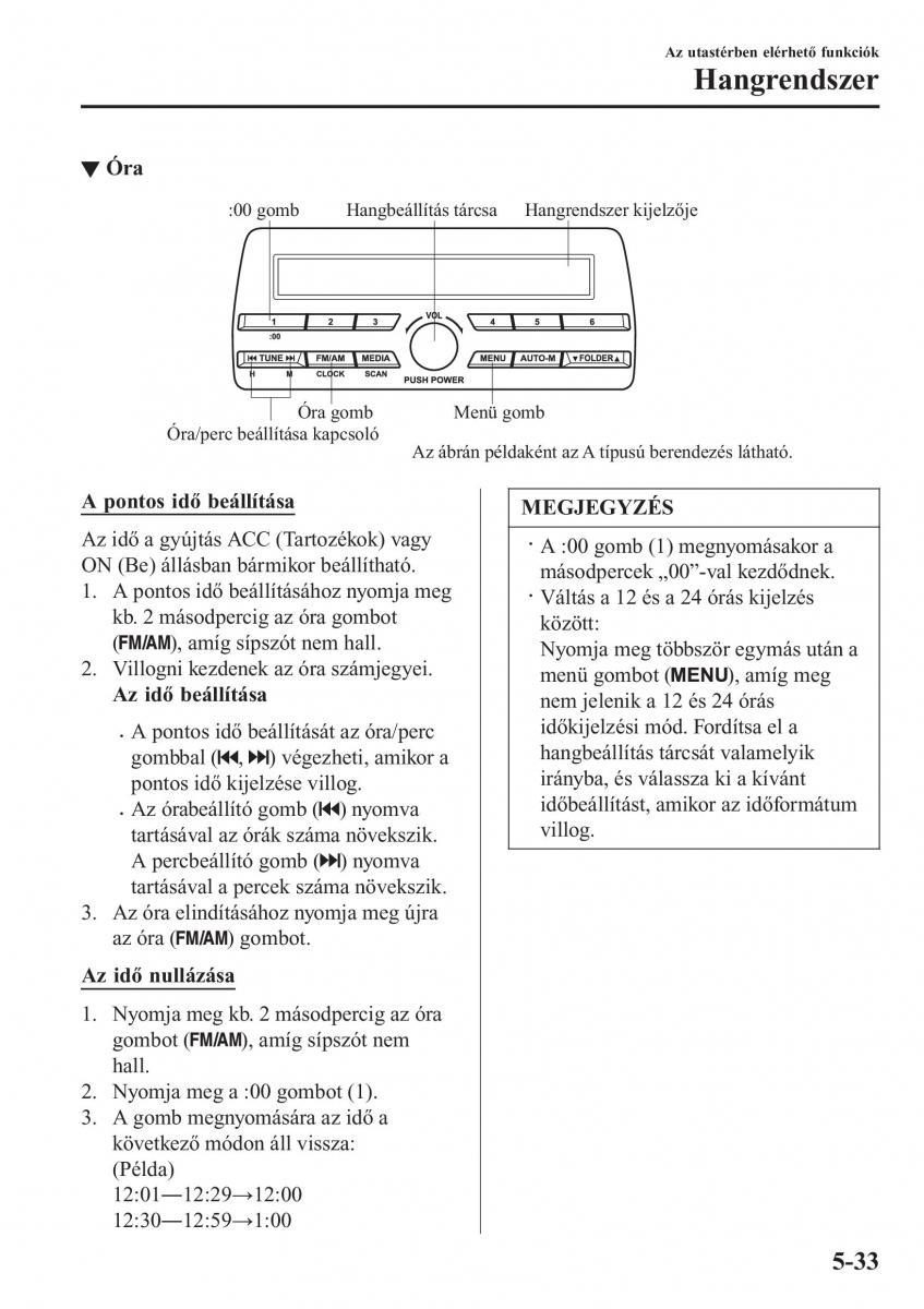 Mazda 2 Demio Kezelesi utmutato / page 340