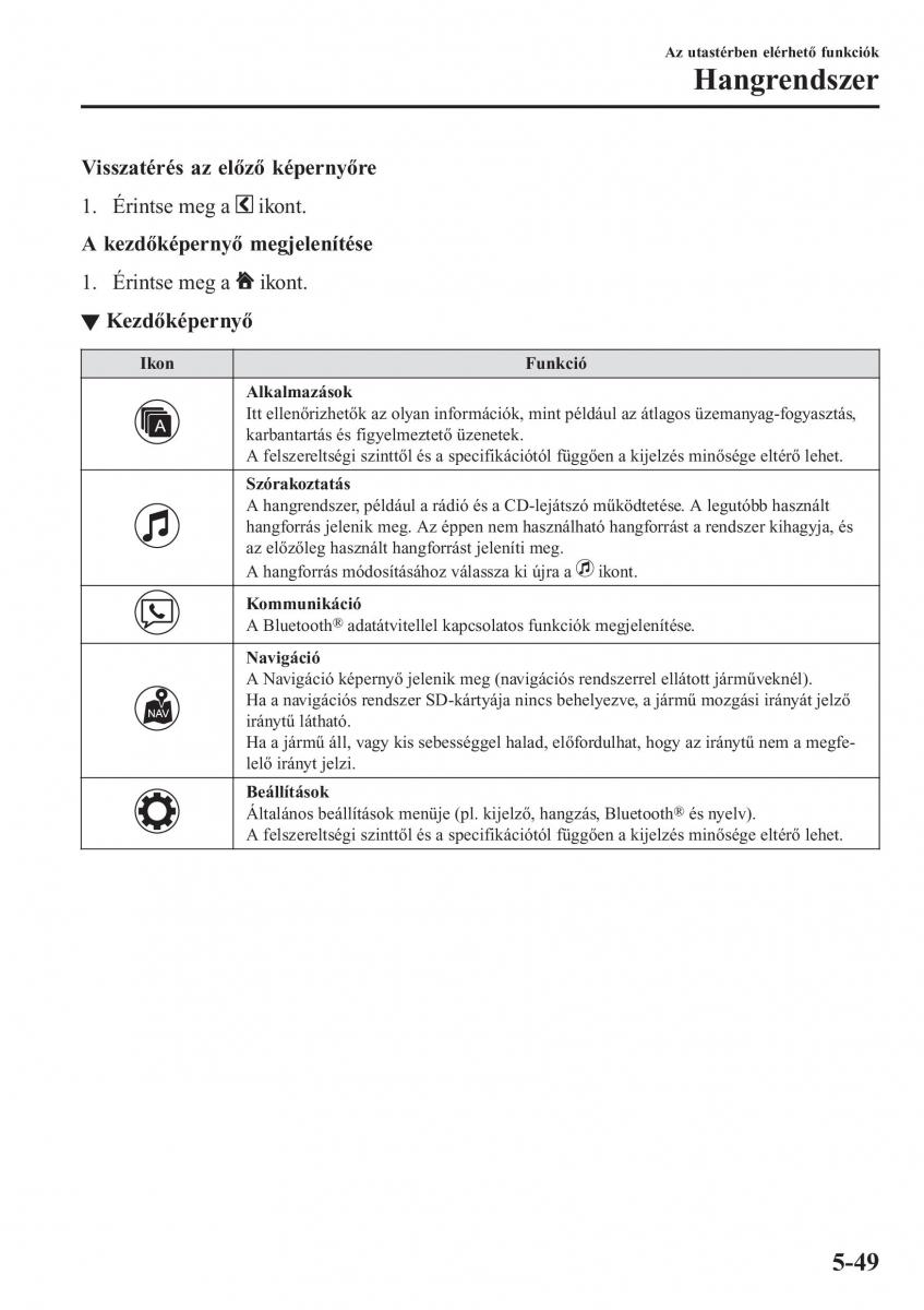 Mazda 2 Demio Kezelesi utmutato / page 356