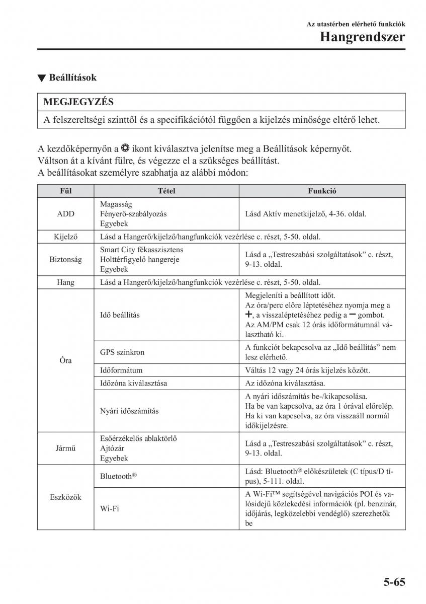 Mazda 2 Demio Kezelesi utmutato / page 372