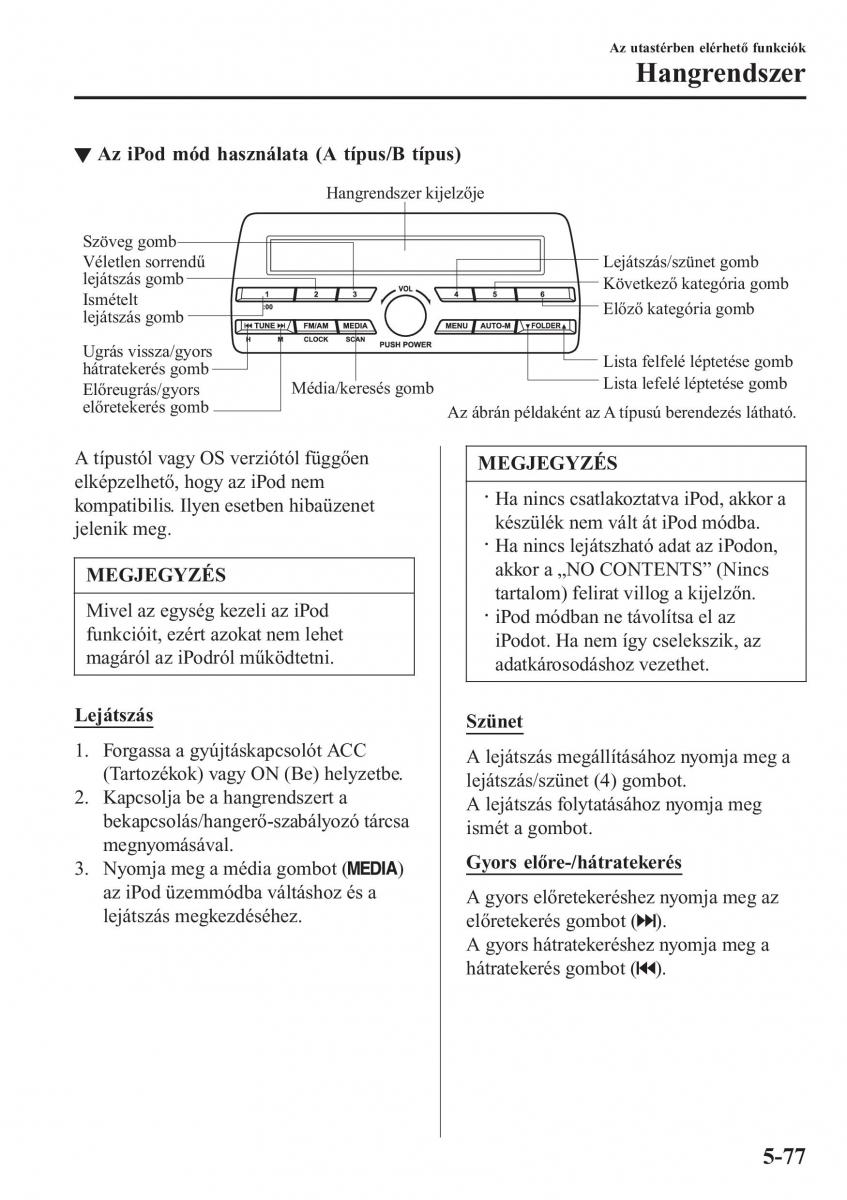 Mazda 2 Demio Kezelesi utmutato / page 384