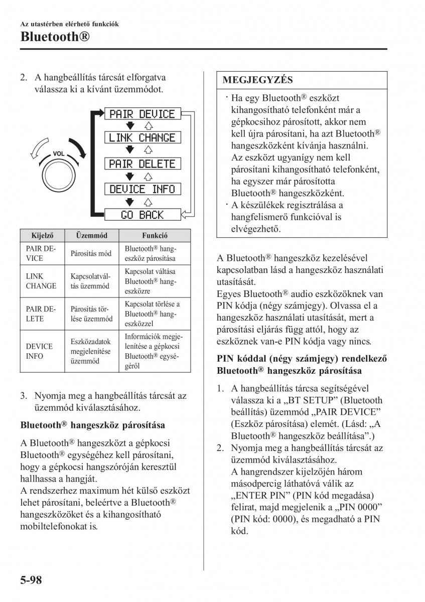 Mazda 2 Demio Kezelesi utmutato / page 405