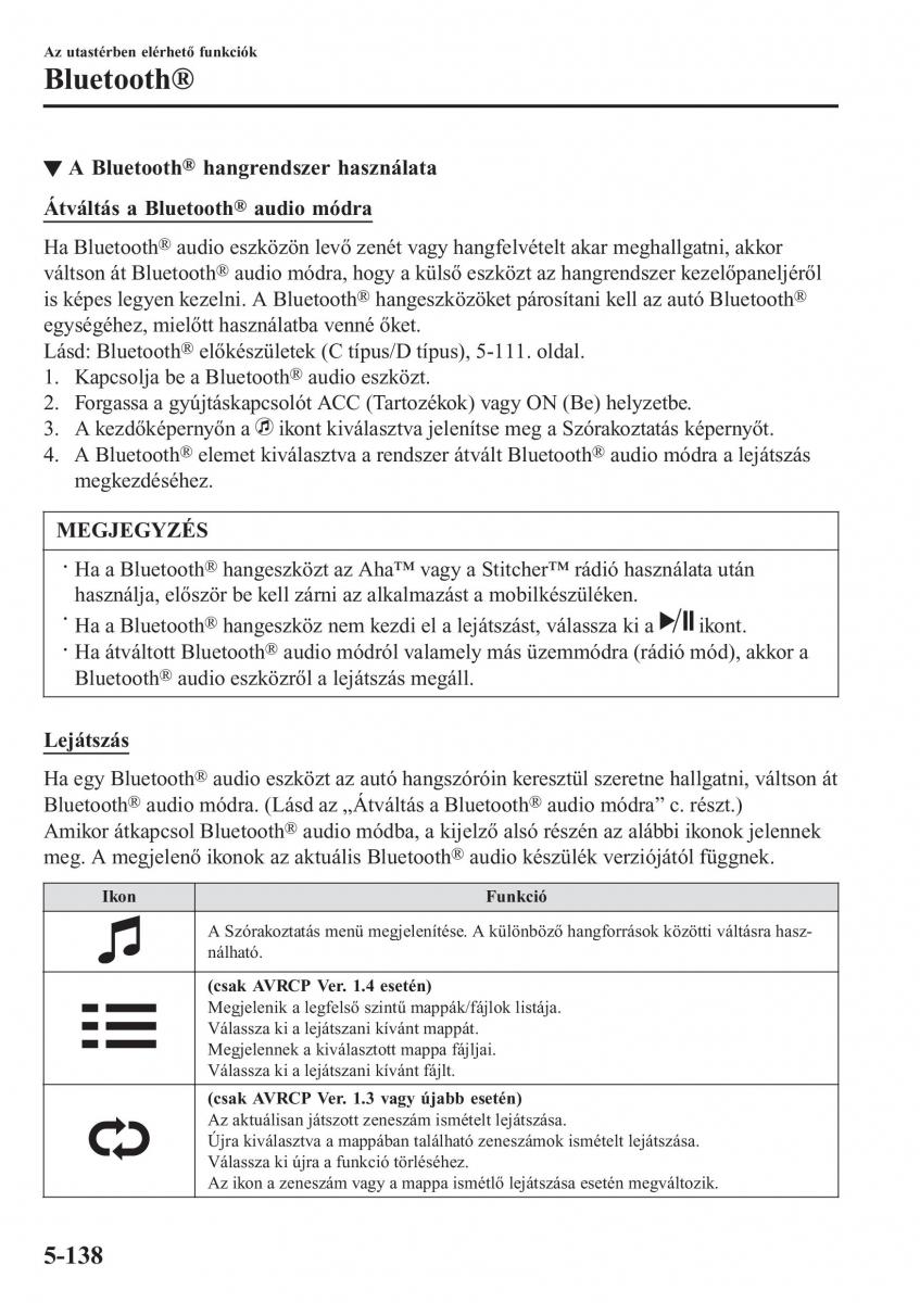 Mazda 2 Demio Kezelesi utmutato / page 445