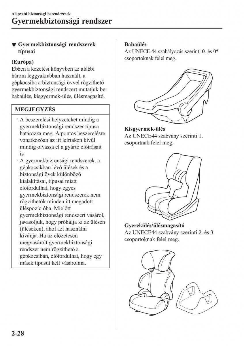 Mazda 2 Demio Kezelesi utmutato / page 49