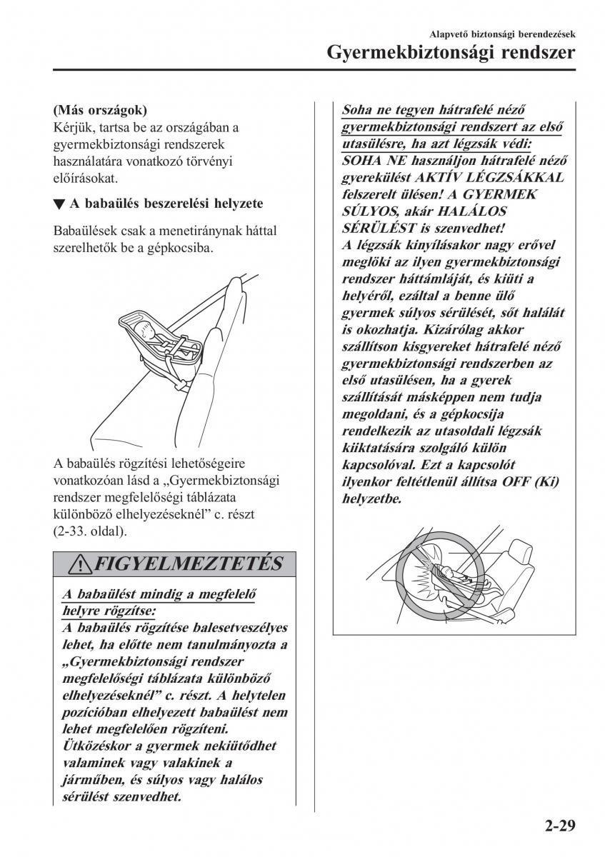 Mazda 2 Demio Kezelesi utmutato / page 50