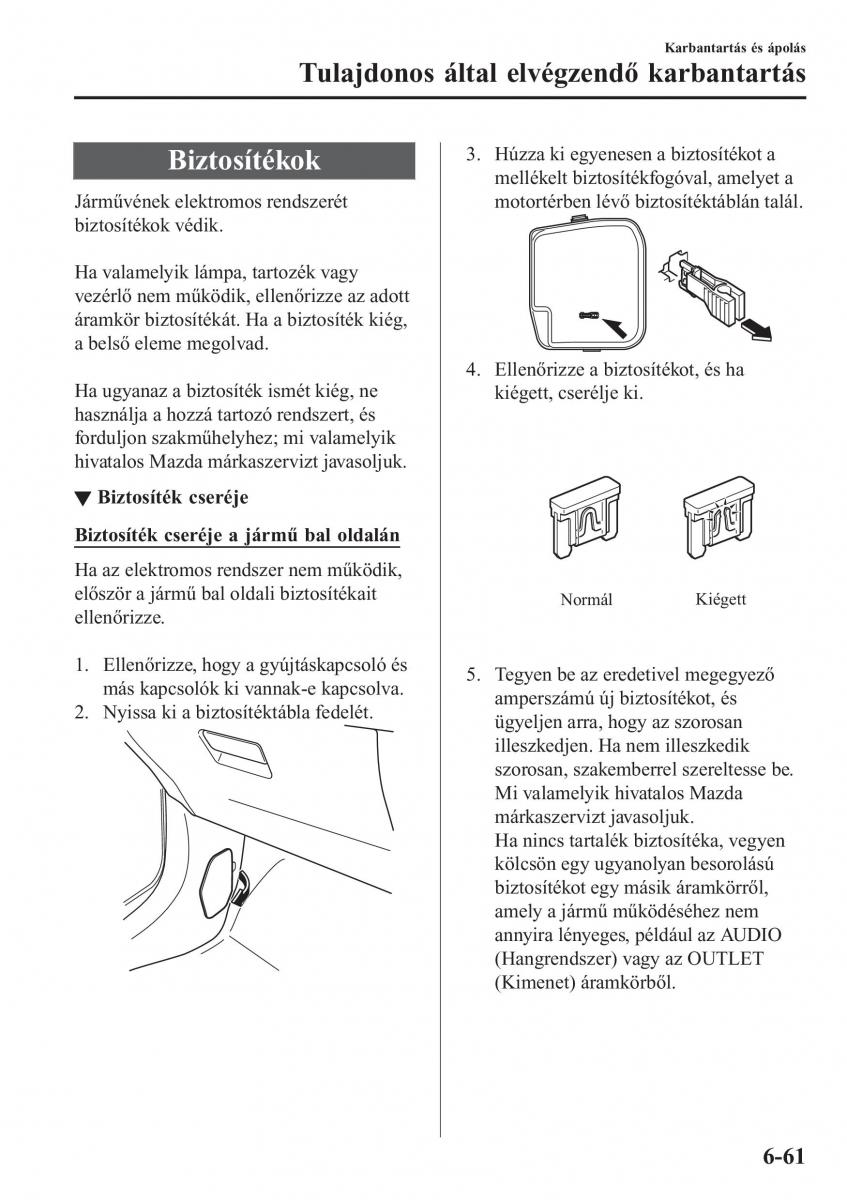 Mazda 2 Demio Kezelesi utmutato / page 526