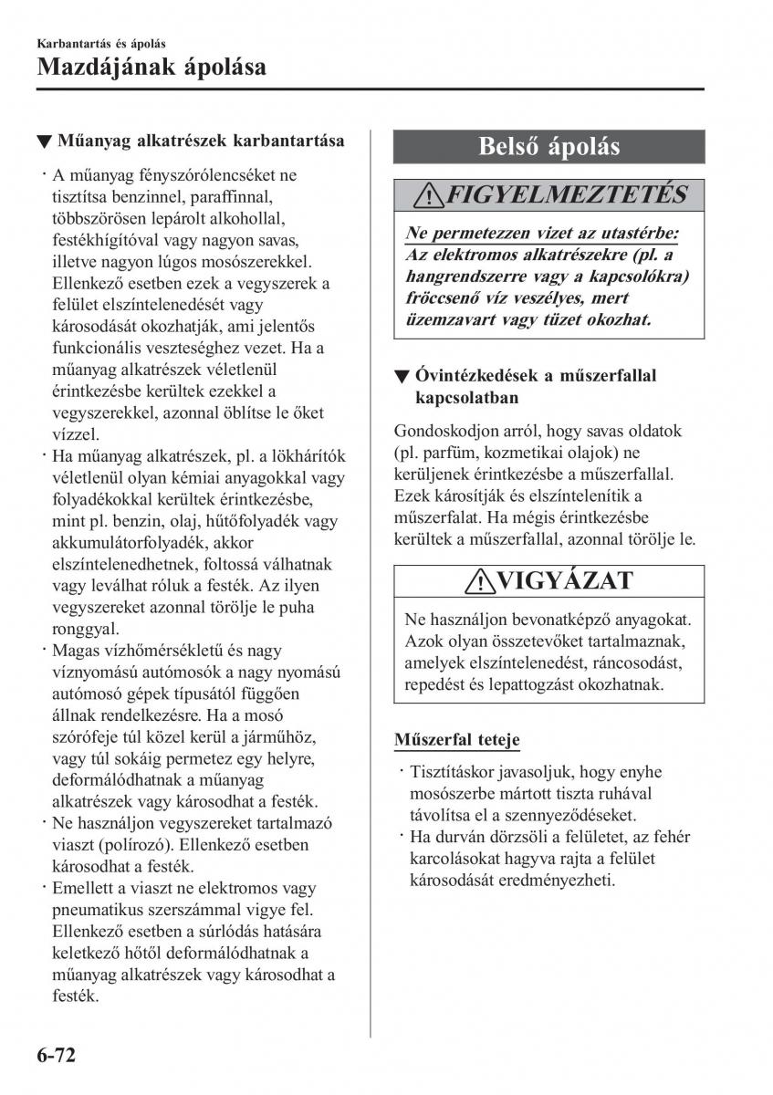 Mazda 2 Demio Kezelesi utmutato / page 537