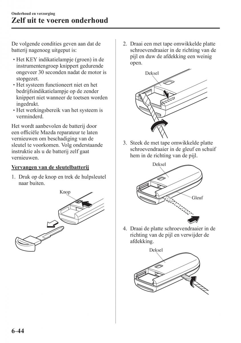 Mazda 2 Demio handleiding / page 549