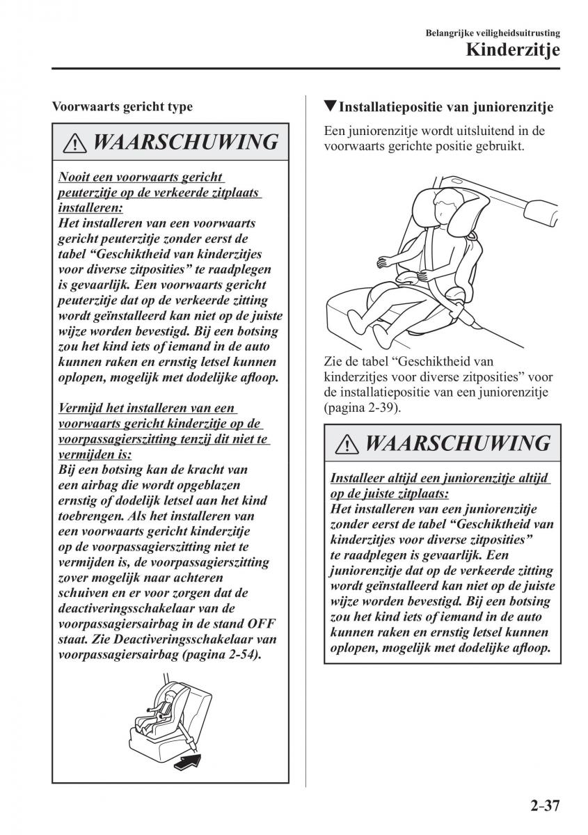 Mazda 2 Demio handleiding / page 58