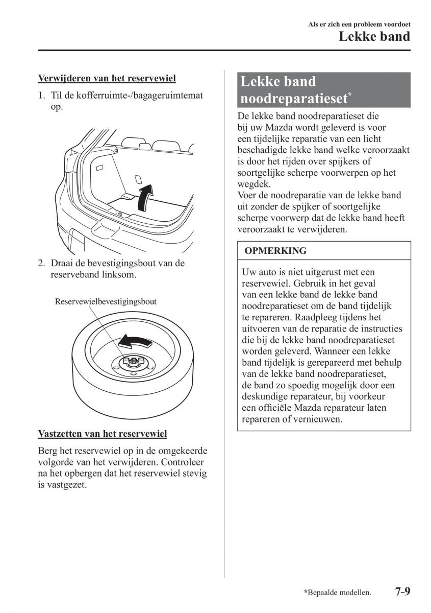 Mazda 2 Demio handleiding / page 596