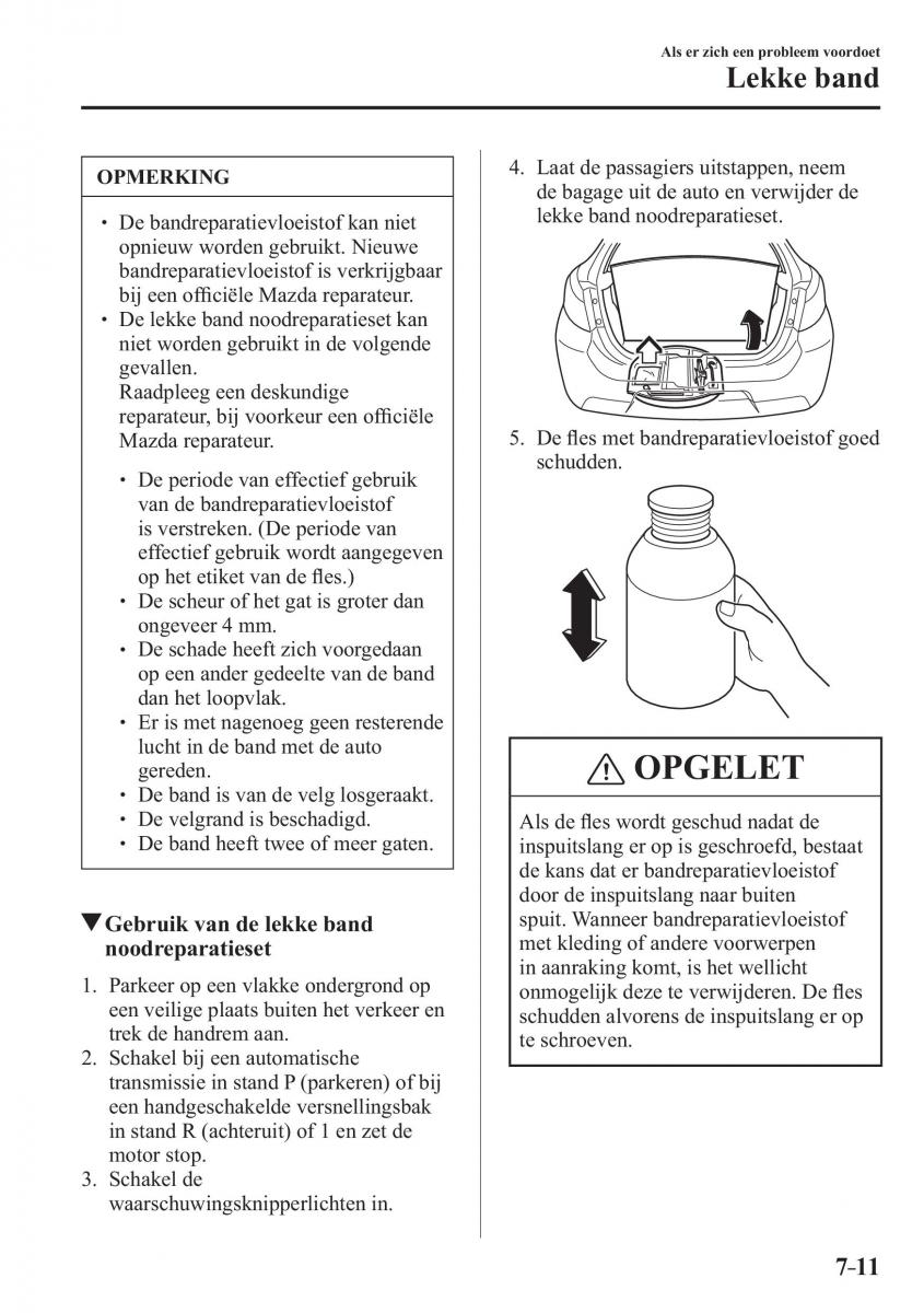 Mazda 2 Demio handleiding / page 598