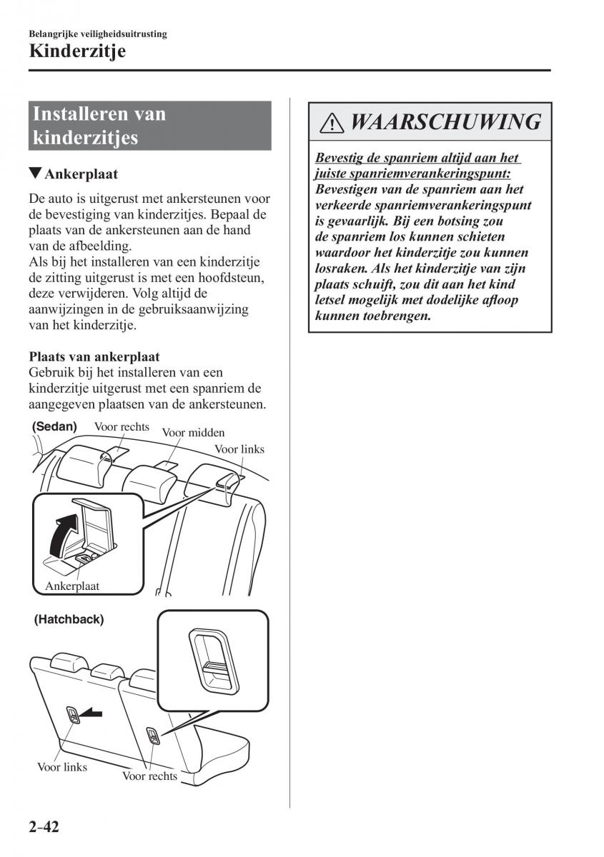 Mazda 2 Demio handleiding / page 63