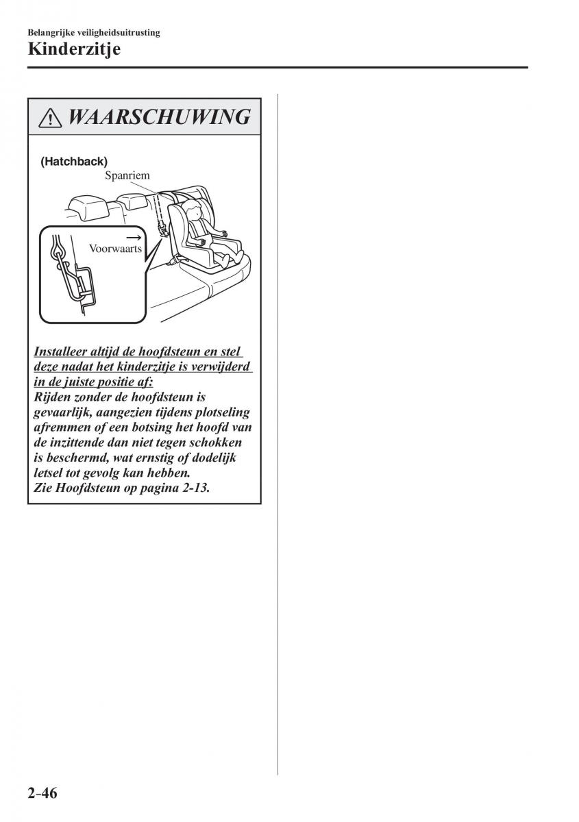 Mazda 2 Demio handleiding / page 67