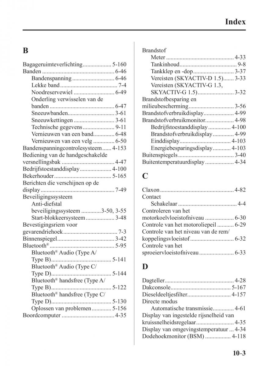 Mazda 2 Demio handleiding / page 692