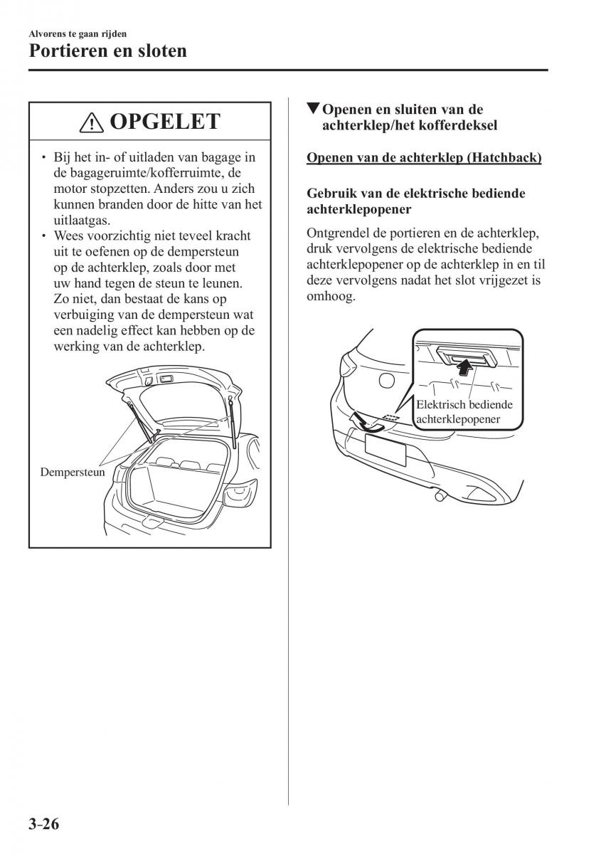 Mazda 2 Demio handleiding / page 113