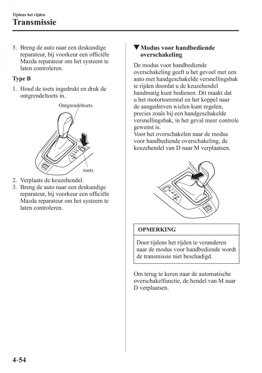 Mazda 2 Demio handleiding / page 215