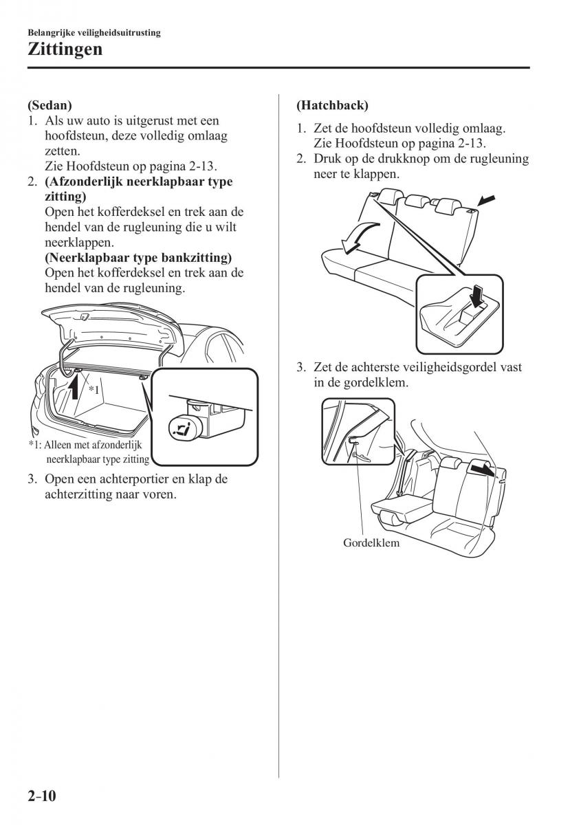 Mazda 2 Demio handleiding / page 31