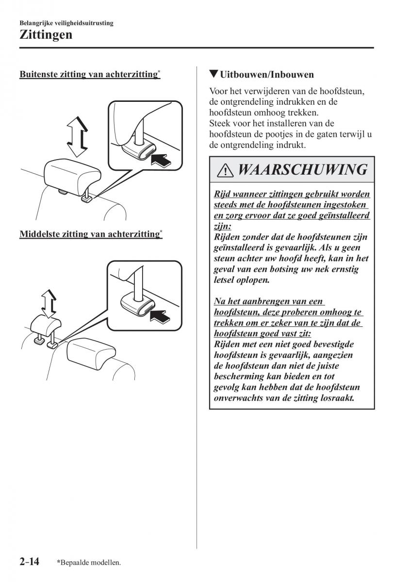 Mazda 2 Demio handleiding / page 35