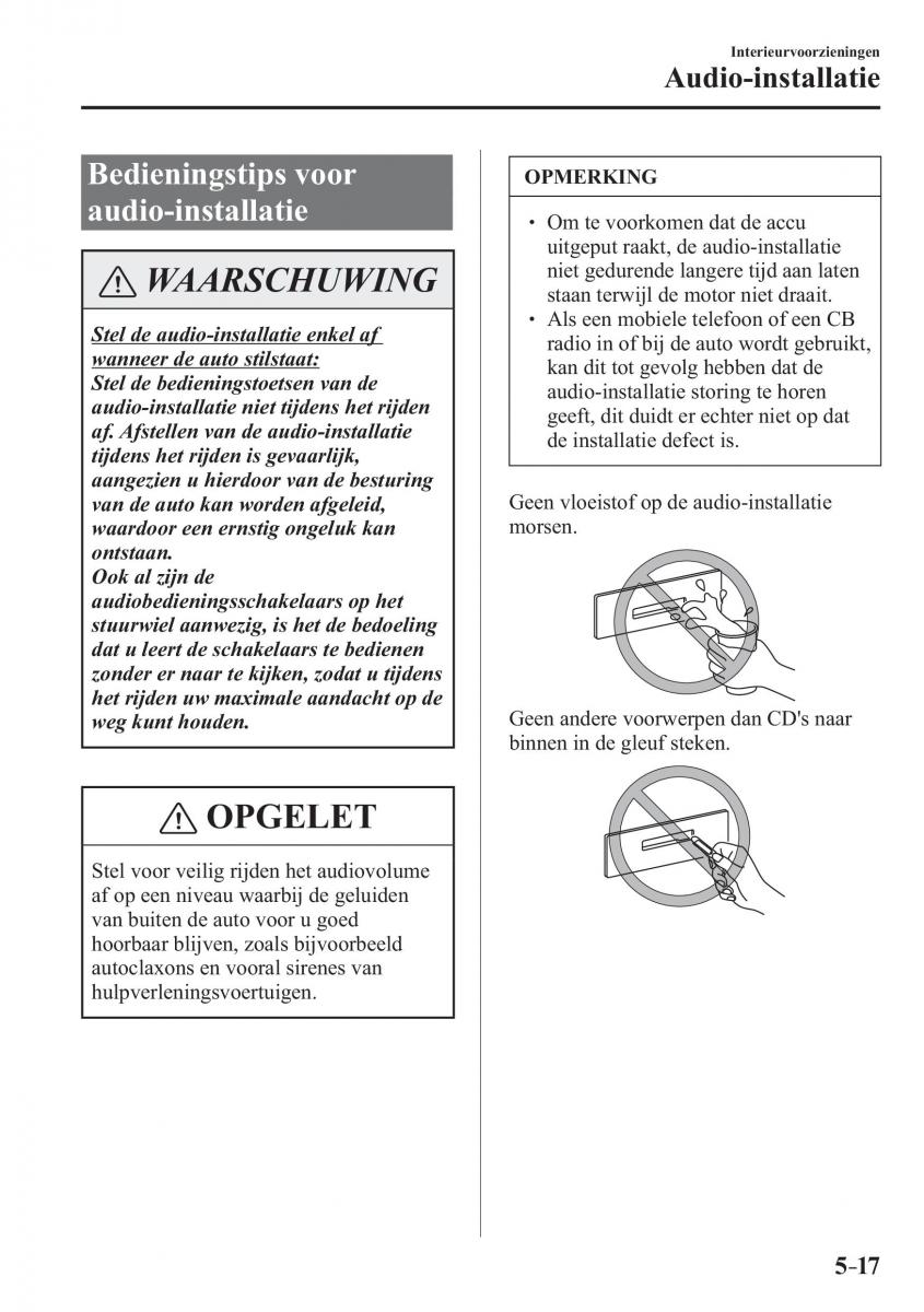 Mazda 2 Demio handleiding / page 352