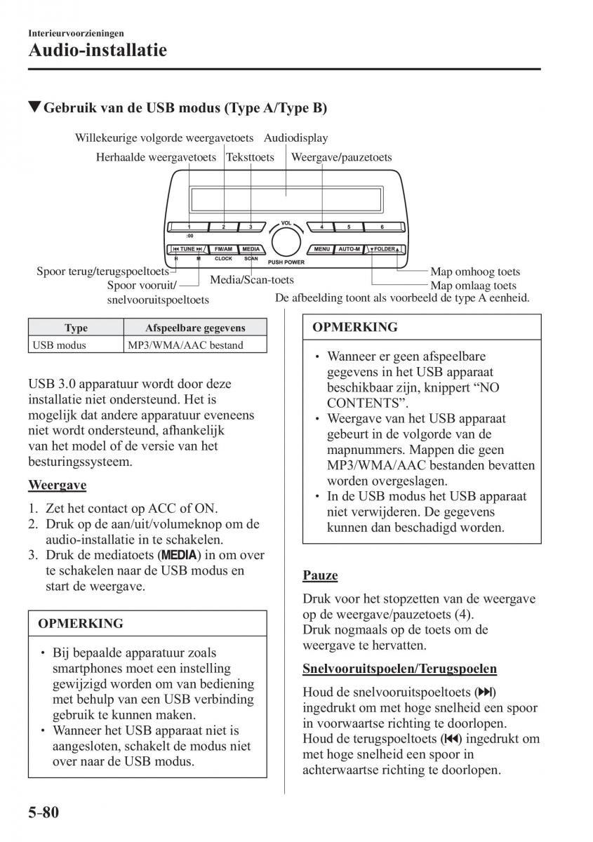 Mazda 2 Demio handleiding / page 415