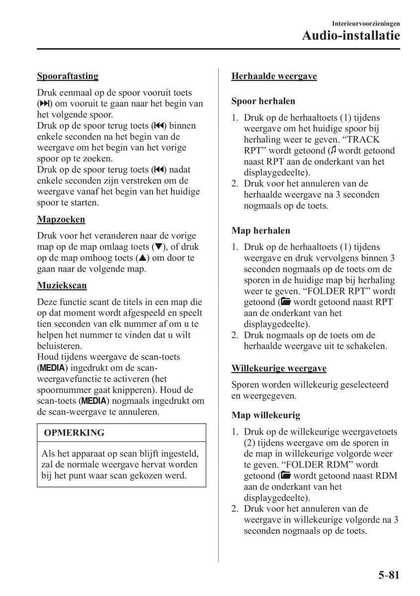 Mazda 2 Demio handleiding / page 416