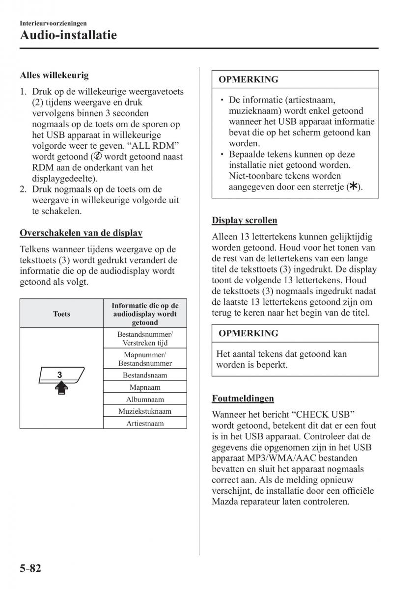 Mazda 2 Demio handleiding / page 417