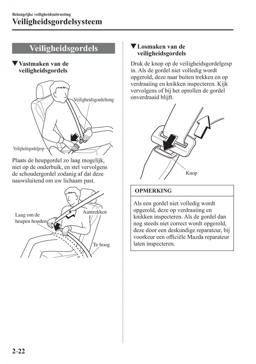 Mazda 2 Demio handleiding / page 43