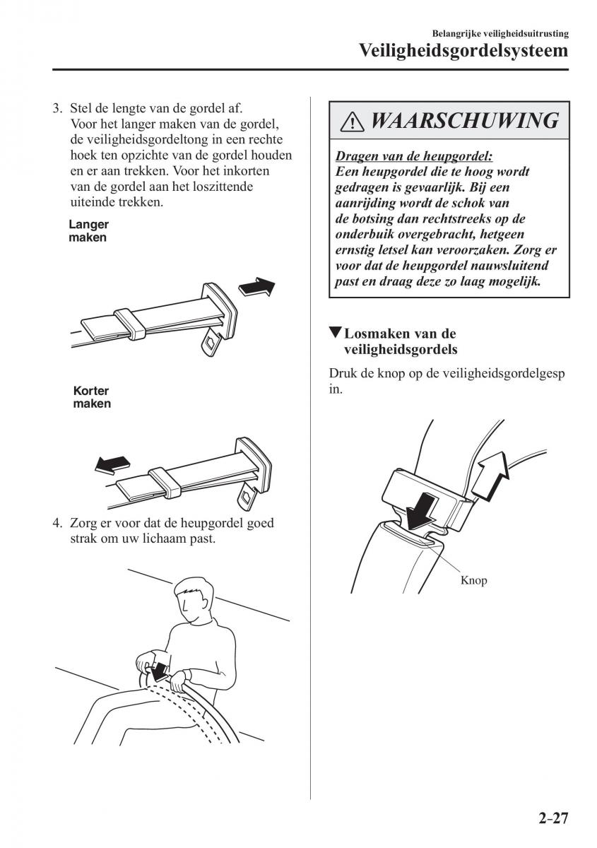 Mazda 2 Demio handleiding / page 48