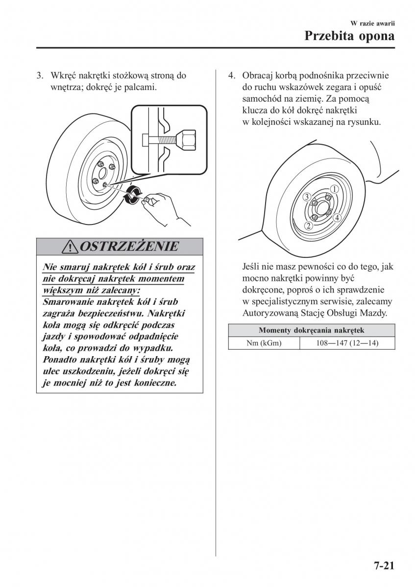 Mazda 2 Demio instrukcja obslugi / page 576