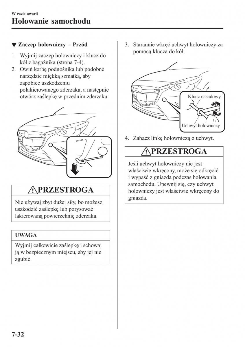 Mazda 2 Demio instrukcja obslugi / page 587